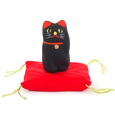 招き猫 黒